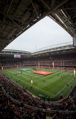 140315 - Wales v Ireland, RBS 6 Nations 2015 - A general view of the Millennium Stadium ahead of the start of the Wales v Ireland RBS 6 Nations Match