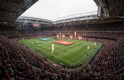 140315 - Wales v Ireland, RBS 6 Nations 2015 - A general view of the Millennium Stadium ahead of the start of the Wales v Ireland RBS 6 Nations Match