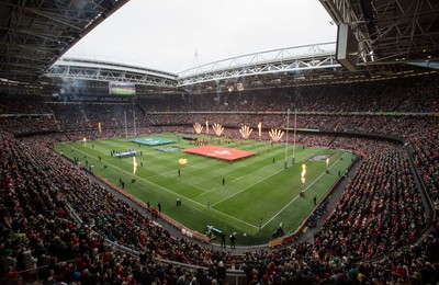 140315 - Wales v Ireland, RBS 6 Nations 2015 - A general view of the Millennium Stadium ahead of the start of the Wales v Ireland RBS 6 Nations Match