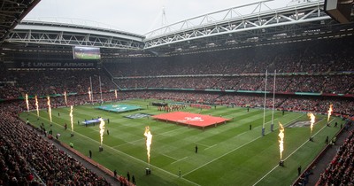 140315 - Wales v Ireland, RBS 6 Nations 2015 - A general view of the Millennium Stadium ahead of the start of the Wales v Ireland RBS 6 Nations Match