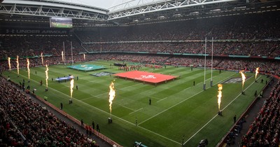 140315 - Wales v Ireland, RBS 6 Nations 2015 - A general view of the Millennium Stadium ahead of the start of the Wales v Ireland RBS 6 Nations Match