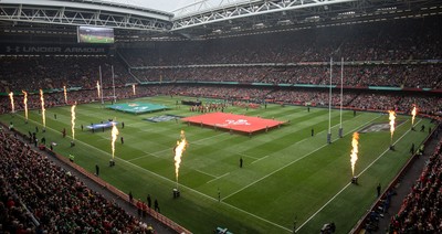 140315 - Wales v Ireland, RBS 6 Nations 2015 - A general view of the Millennium Stadium ahead of the start of the Wales v Ireland RBS 6 Nations Match