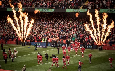 140315 - Wales v Ireland, RBS 6 Nations 2015 - A general view of the Millennium Stadium ahead of the start of the Wales v Ireland RBS 6 Nations Match