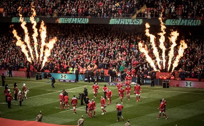 140315 - Wales v Ireland, RBS 6 Nations 2015 - A general view of the Millennium Stadium ahead of the start of the Wales v Ireland RBS 6 Nations Match