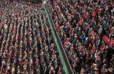 140315 - Wales v Ireland, RBS 6 Nations 2015 - A general view of the Millennium Stadium ahead of the start of the Wales v Ireland RBS 6 Nations Match