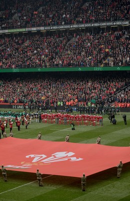 140315 - Wales v Ireland, RBS 6 Nations 2015 - A general view of the Millennium Stadium ahead of the start of the Wales v Ireland RBS 6 Nations Match