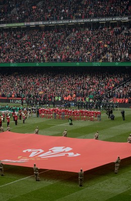 140315 - Wales v Ireland, RBS 6 Nations 2015 - A general view of the Millennium Stadium ahead of the start of the Wales v Ireland RBS 6 Nations Match