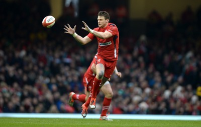 140315 - Wales v Ireland - RBS 6 Nations 2015 -Dan Biggar of Wales