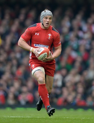 140315 - Wales v Ireland - RBS 6 Nations 2015 -Jonathan Davies of Wales