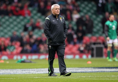 140315 - Wales v Ireland - RBS 6 Nations - Warren Gatland before the match