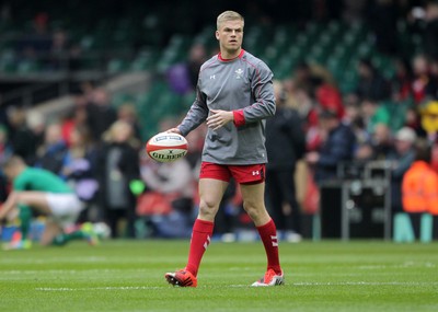 140315 - Wales v Ireland - RBS 6 Nations - Gareth Anscombe of Wales