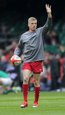 140315 - Wales v Ireland - RBS 6 Nations - Gareth Anscombe of Wales