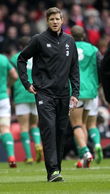 140315 - Wales v Ireland - RBS 6 Nations - Ireland Coach Simon Easterby