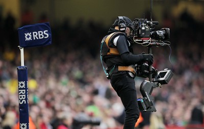 140315 - Wales v Ireland - RBS 6 Nations - Official cameraman