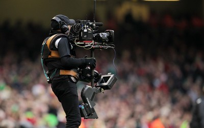 140315 - Wales v Ireland - RBS 6 Nations - Official cameraman