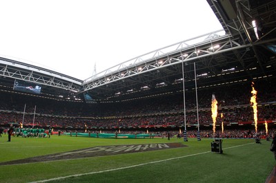 140315 - Wales v Ireland - RBS 6 Nations - General View of the Millennium Stadium