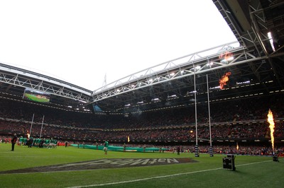 140315 - Wales v Ireland - RBS 6 Nations - General View of the Millennium Stadium