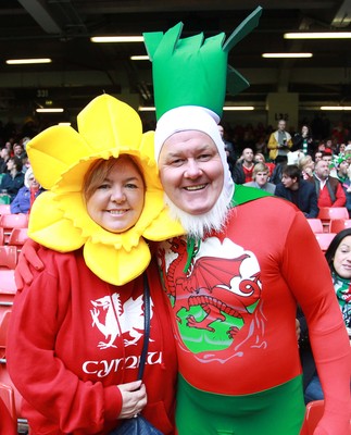 140315 - Wales v Ireland - RBS 6 Nations - Wales fans