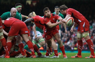 140315 - Wales v Ireland - RBS 6 Nations - Rhys Webb of Wales