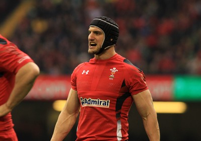 140315 - Wales v Ireland - RBS 6 Nations -Sam Warburton of Wales