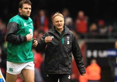 140315 - Wales v Ireland - RBS 6 Nations -Ireland head coach Joe Schmidt