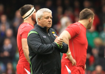 140315 - Wales v Ireland - RBS 6 Nations -Wales head coach Warren Gatland