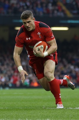 140315 - Wales v Ireland, RBS 6 Nations 2015 - Scott Williams of Wales