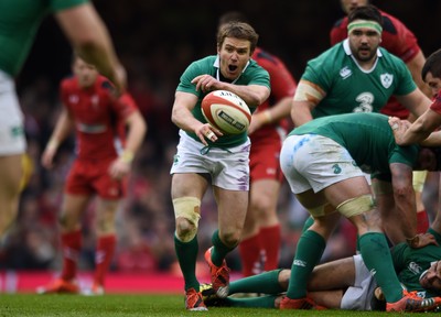 140315 - Wales v Ireland - RBS Six Nations - Eoin Reddan of Ireland