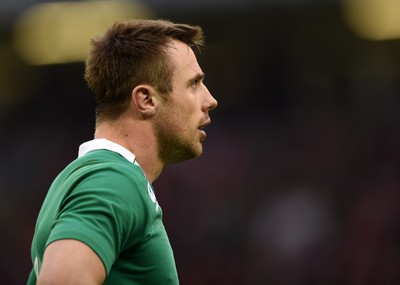 140315 - Wales v Ireland - RBS Six Nations - Tommy Bowe of Ireland