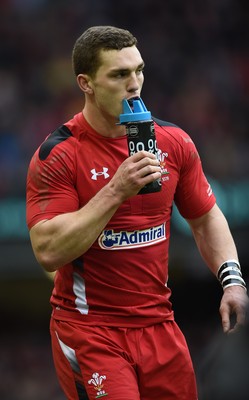 140315 - Wales v Ireland - RBS Six Nations - George North of Wales