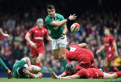 140315 - Wales v Ireland - RBS Six Nations - Conor Murray of Ireland