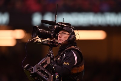 140315 - Wales v Ireland - RBS Six Nations - Official cameraman