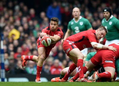 140315 - Wales v Ireland - RBS Six Nations - Rhys Webb of Wales