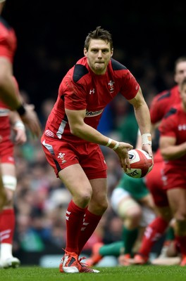 140315 - Wales v Ireland - RBS Six Nations - Dan Biggar of Wales