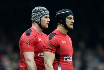 140315 - Wales v Ireland - RBS Six Nations - Dan Lydiate and Sam Warburton of Wales