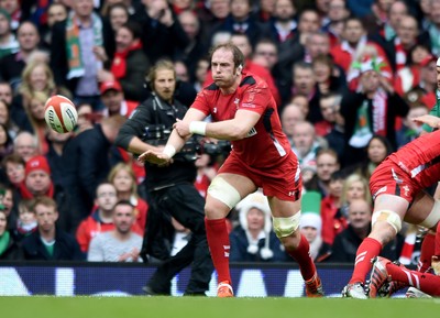 140315 - Wales v Ireland - RBS Six Nations - Alun Wyn Jones of Wales