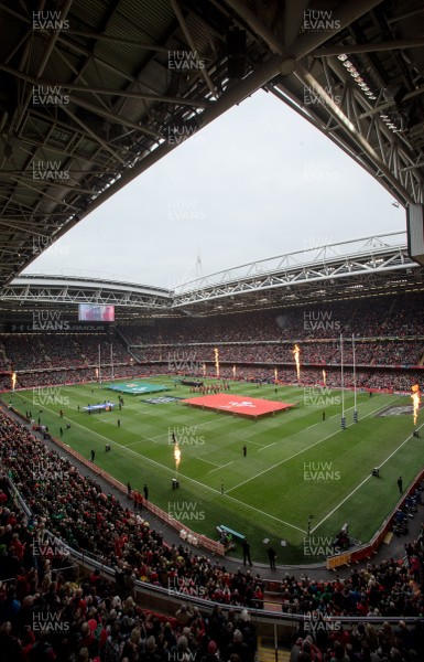 140315 - Wales v Ireland, RBS 6 Nations 2015 - A general view of the Millennium Stadium ahead of the start of the Wales v Ireland RBS 6 Nations Match