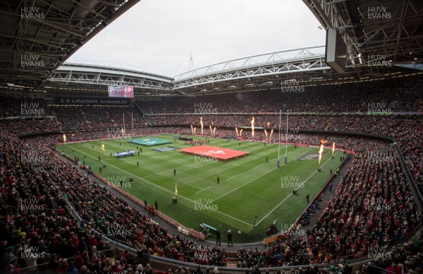 140315 - Wales v Ireland, RBS 6 Nations 2015 - A general view of the Millennium Stadium ahead of the start of the Wales v Ireland RBS 6 Nations Match