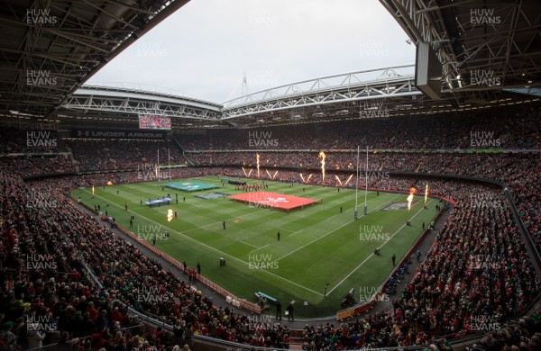 140315 - Wales v Ireland, RBS 6 Nations 2015 - A general view of the Millennium Stadium ahead of the start of the Wales v Ireland RBS 6 Nations Match