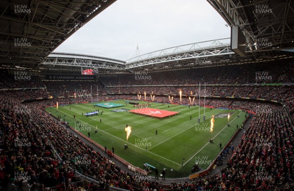 140315 - Wales v Ireland, RBS 6 Nations 2015 - A general view of the Millennium Stadium ahead of the start of the Wales v Ireland RBS 6 Nations Match