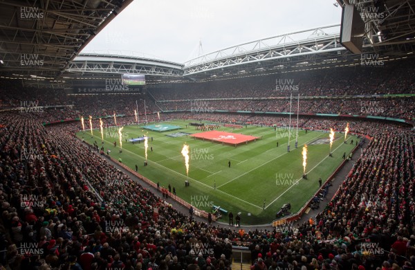 140315 - Wales v Ireland, RBS 6 Nations 2015 - A general view of the Millennium Stadium ahead of the start of the Wales v Ireland RBS 6 Nations Match