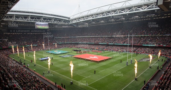 140315 - Wales v Ireland, RBS 6 Nations 2015 - A general view of the Millennium Stadium ahead of the start of the Wales v Ireland RBS 6 Nations Match