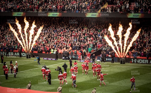 140315 - Wales v Ireland, RBS 6 Nations 2015 - A general view of the Millennium Stadium ahead of the start of the Wales v Ireland RBS 6 Nations Match