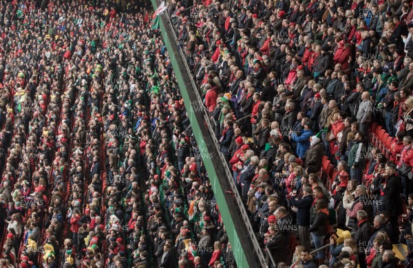 140315 - Wales v Ireland, RBS 6 Nations 2015 - A general view of the Millennium Stadium ahead of the start of the Wales v Ireland RBS 6 Nations Match