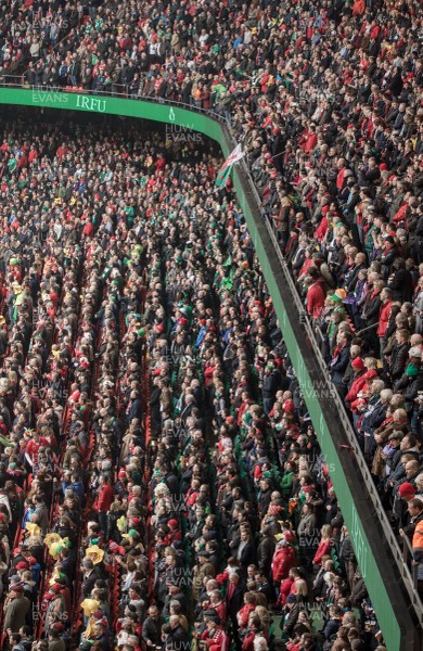 140315 - Wales v Ireland, RBS 6 Nations 2015 - A general view of the Millennium Stadium ahead of the start of the Wales v Ireland RBS 6 Nations Match