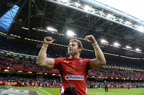 140315 - Wales v Ireland - RBS 6 Nations 2015 -Leigh Halfpenny at the end of the game