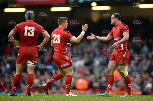 140315 - Wales v Ireland - RBS 6 Nations 2015 -Scott Williams of Wales replaces Jamie Roberts