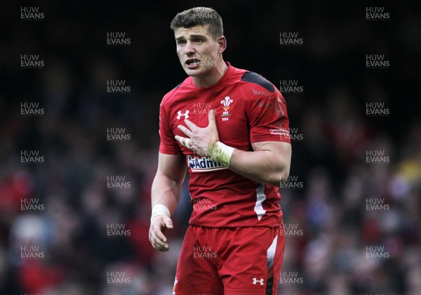 140315 - Wales v Ireland - RBS 6 Nations - Scott Williams of Wales