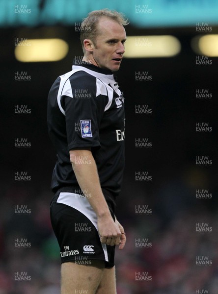 140315 - Wales v Ireland - RBS 6 Nations - Referee Wayne Barnes