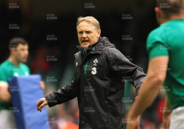 140315 - Wales v Ireland - RBS 6 Nations -Ireland head coach Joe Schmidt